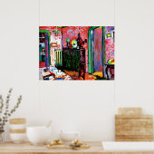 Poster Kandinsky : Intérieur, Ma Salle À Manger, 1909 (Cuisine)