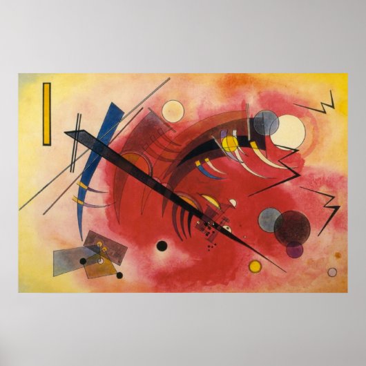 Poster Kandinsky Intérieur Simmering peinture Abstraite (Devant)