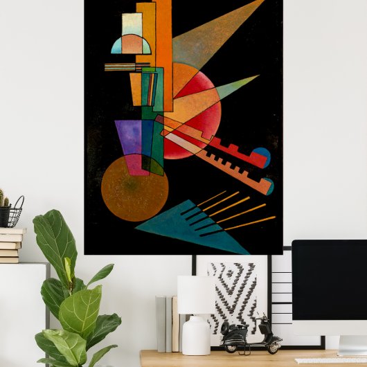 Poster Kandinsky - Interprétation Abstraite (Bureau à domicile)