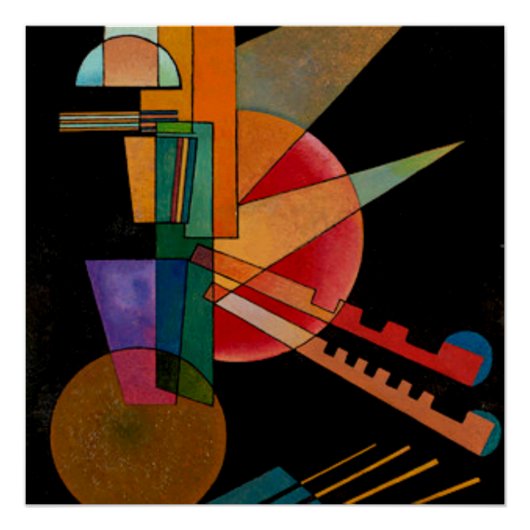 Poster Kandinsky - Interprétation Abstraite (Devant)