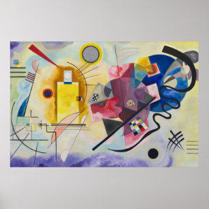Poster KANDINSKY - Jaune Rouge Bleu