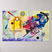 Poster Kandinsky jaune-rouge-bleu (Devant)