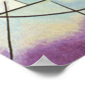 Poster Kandinsky Jaune Rouge Bleu Abstrait Peinture en to (Coin)