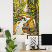 Poster Kandinsky - Kochel: Waterfall I, (Bureau à domicile)