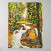 Poster Kandinsky - Kochel: Waterfall I, (Devant)