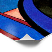 Poster Kandinsky - La Grande Porte de Kiev, art abstrait (Coin)