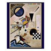 Poster Kandinsky - Les accords s'opposent (Devant)