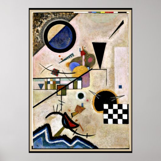 Poster Kandinsky - Les accords s'opposent (Devant)