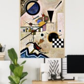 Poster Kandinsky - Les accords s'opposent (Bureau à domicile)