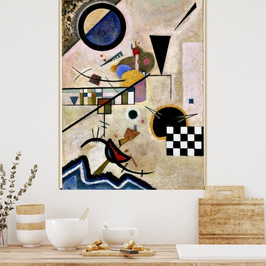 Poster Kandinsky - Les accords s'opposent (Cuisine)