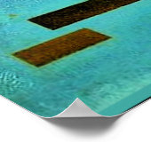 Poster Kandinsky - Les deux rayés (Coin)