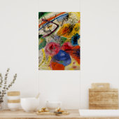 Poster Kandinsky - Lignes noires (Cuisine)