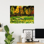 Poster Kandinsky - Lisière de la forêt, (Bureau à domicile)