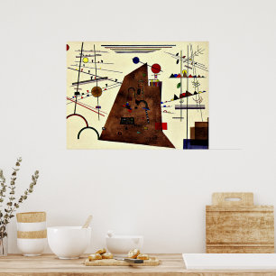 Poster Kandinsky - Lourd entre Lumière