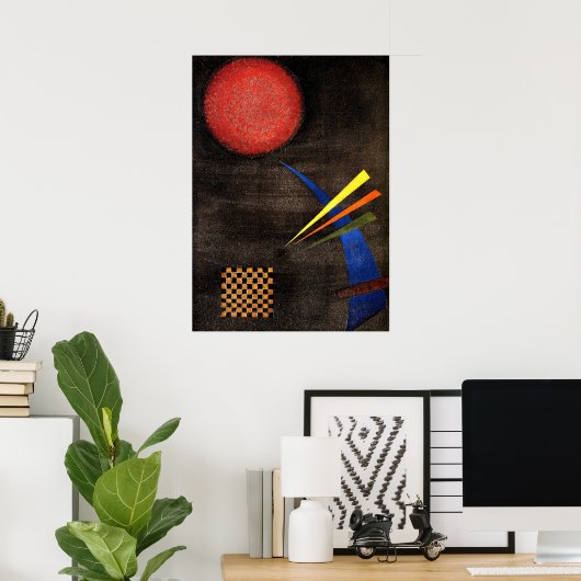 Poster Kandinsky - Modérément (Bureau à domicile)