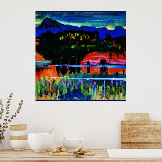 Poster Kandinsky - Murnau am Staffelsee (Cuisine)