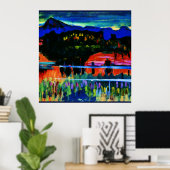 Poster Kandinsky - Murnau am Staffelsee (Bureau à domicile)