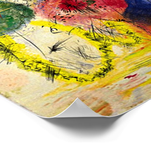 Poster Kandinsky - Noires frappes (Coin)