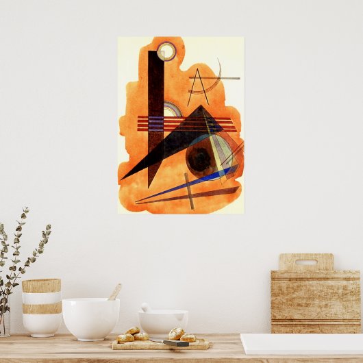 Poster Kandinsky - Obstination Brown (Cuisine)
