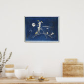 Poster Kandinsky - Œuvre d'art fragile et abstraite, (Cuisine)