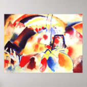 Poster Kandinsky - Paysage aux taches rouges (Devant)