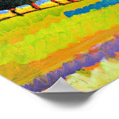 Poster Kandinsky - Paysage avec collines ondulantes (Coin)