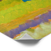 Poster Kandinsky - Paysage avec collines ondulantes (Coin)