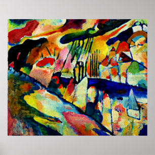 Poster Kandinsky - Paysage avec pluie