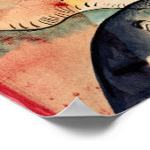 Poster Kandinsky - Paysage de pluie, art abstrait (Coin)