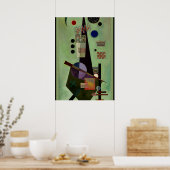 Poster Kandinsky - Peinture abstraite étendue et populair (Cuisine)