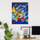 Poster Kandinsky - Peinture Bleue (Bureau à domicile)