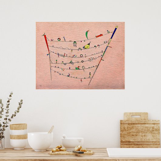 Poster Kandinsky - Petits Accents (Cuisine)