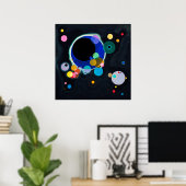 Poster Kandinsky Plusieurs cercles Abstrait (Bureau à domicile)
