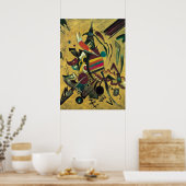 Poster Kandinsky Points Peinture en toile Abstraite (Cuisine)