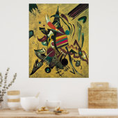 Poster Kandinsky Points Peinture en toile Abstraite (Cuisine)