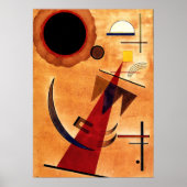 Poster Kandinsky - Rot à Spitzform, 1925 (Devant)