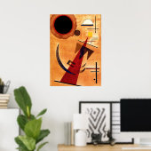 Poster Kandinsky - Rot à Spitzform, 1925 (Bureau à domicile)