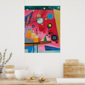 Poster Kandinsky - Rouge lourd (Cuisine)