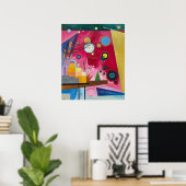 Poster Kandinsky Rouge lourd, 1924 (Bureau à domicile)