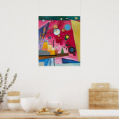 Poster Kandinsky Rouge lourd, 1924 (Cuisine)