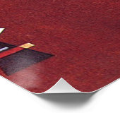 Poster Kandinsky - Rouge mouillé (Coin)