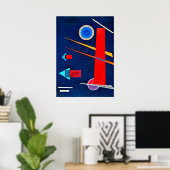 Poster Kandinsky - Rouge puissant (Bureau à domicile)