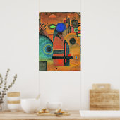 Poster Kandinsky - Silence Brown (Cuisine)