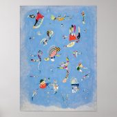 Poster Kandinsky Sky Blue (Devant)
