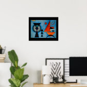 Poster Kandinsky Soft Hard Abstrait (Bureau à domicile)
