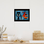 Poster Kandinsky Soft Hard Abstrait (Cuisine)