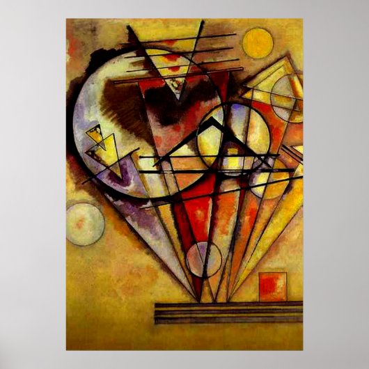 Poster Kandinsky - Sur les points (Devant)