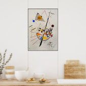Poster Kandinsky - Tension délicate, art abstrait (Cuisine)