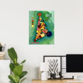 Poster Kandinsky - Triangle multicolore (Bureau à domicile)