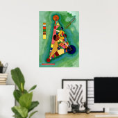 Poster Kandinsky - Triangle multicolore (Bureau à domicile)